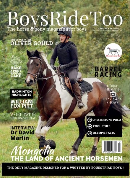 Boys Ride Too – June-July 2024 Cover
