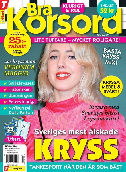 Bra Korsord – Juni 2024 Cover