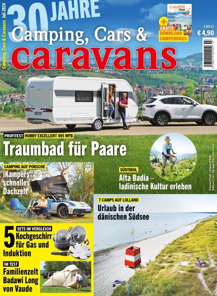 Camping Cars & Caravans – Juli 2024 Cover