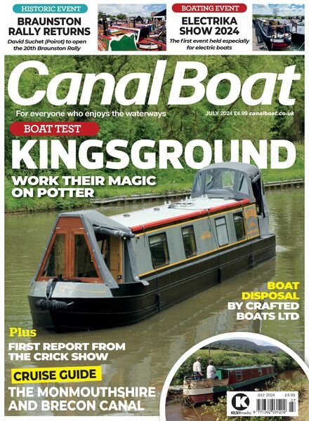 Canal Boat – July 2024 Cover