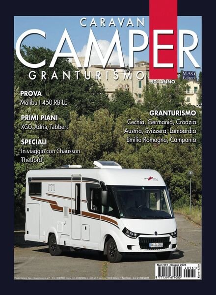 Caravan e Camper Granturismo – Giugno 2024 Cover