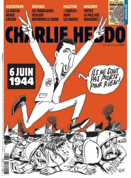 Charlie Hebdo – 5 Juin 2024 Cover