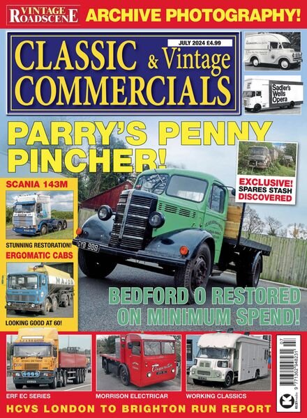 Classic & Vintage Commercials – July 2024 Cover