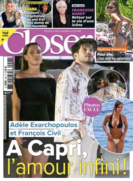 Closer France – 14 Juin 2024 Cover