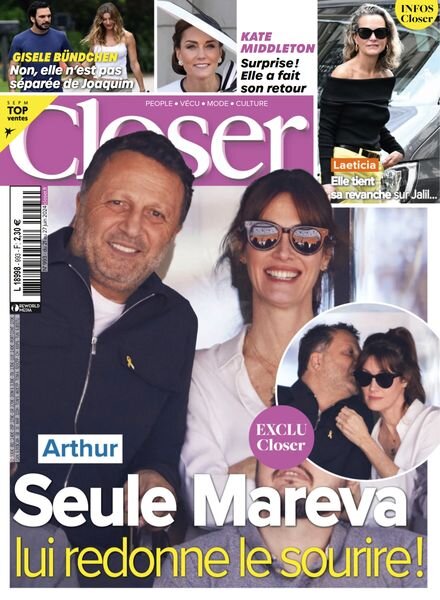 Closer France – 21 Juin 2024 Cover