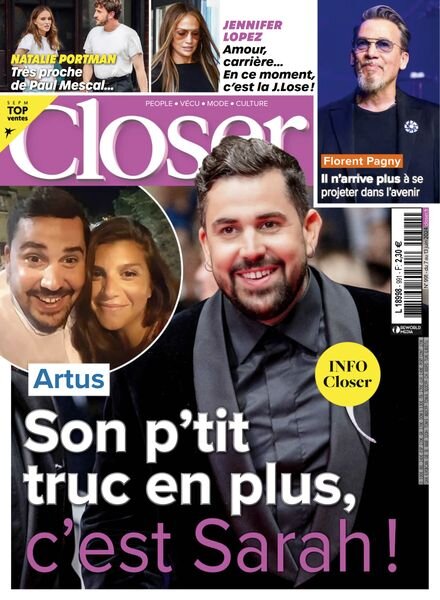 Closer France – 7 Juin 2024 Cover