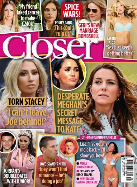 Closer UK – Issue 1113 – 22 June 2024 Cover