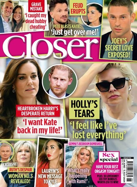 Closer UK – Issue 1114 – 29 June 2024 Cover