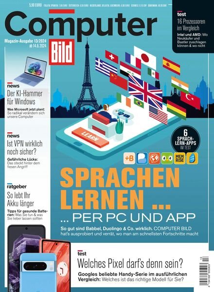 Computer Bild Germany – 14 Juni 2024 Cover