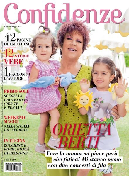 Confidenze – 28 Maggio 2024 Cover