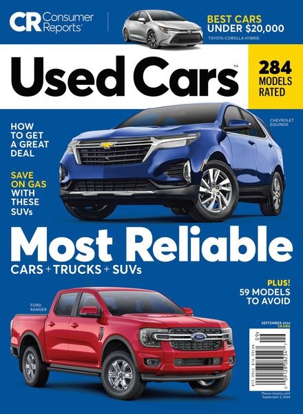 Consumer Reports Cars & Technology Guides – September 2024 Cover