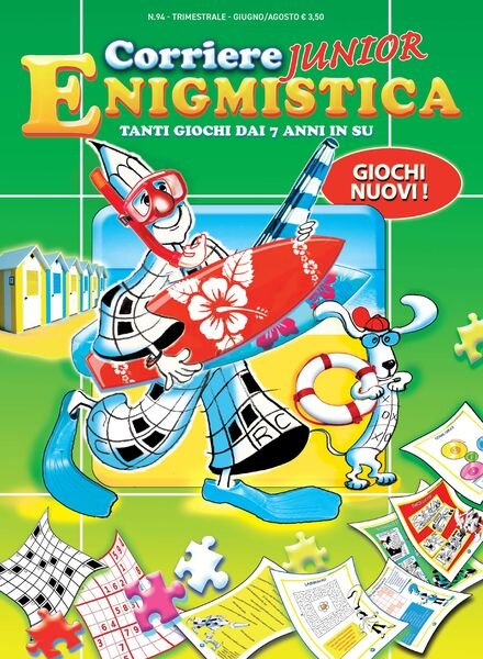 Corriere Enigmistica Junior – Giugno-Agosto 2024 Cover