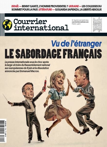Courrier International – 13 Juin 2024 Cover