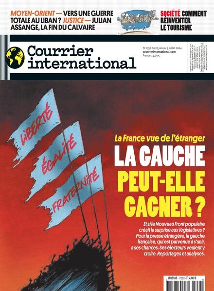 Courrier International – 27 Juin 2024 Cover