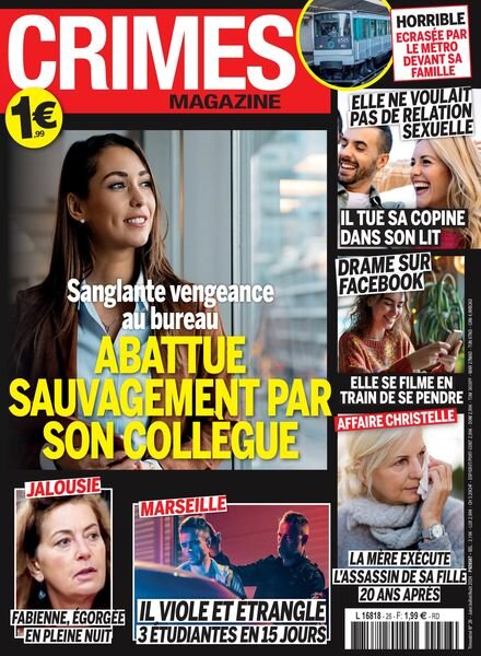 Crimes Magazine – Juin-Juillet-Aout 2024 Cover