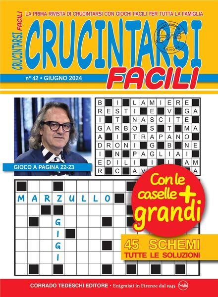 Crucintarsi Facili – Giugno 2024 Cover