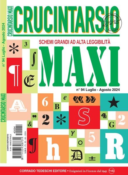 Crucintarsio – 20 Giugno 2024 Cover