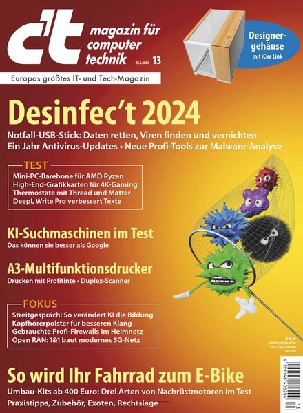 c’t Magazin – 31 Mai 2024 Cover