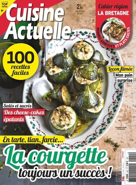 Cuisine Actuelle – Juillet 2024 Cover