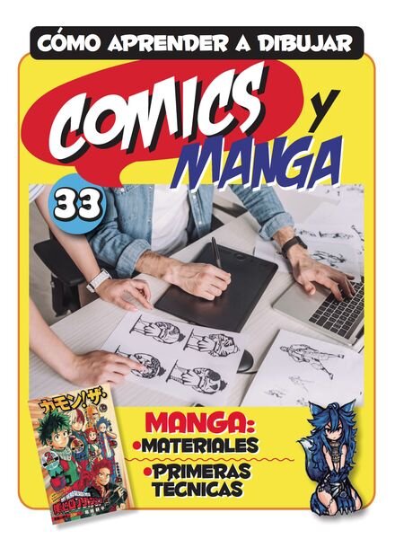 Curso como aprender a dibujar comics y manga – Fasciculo 3 2024 Cover
