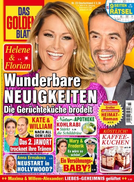 Das Goldene Blatt – 1 Juni 2024 Cover