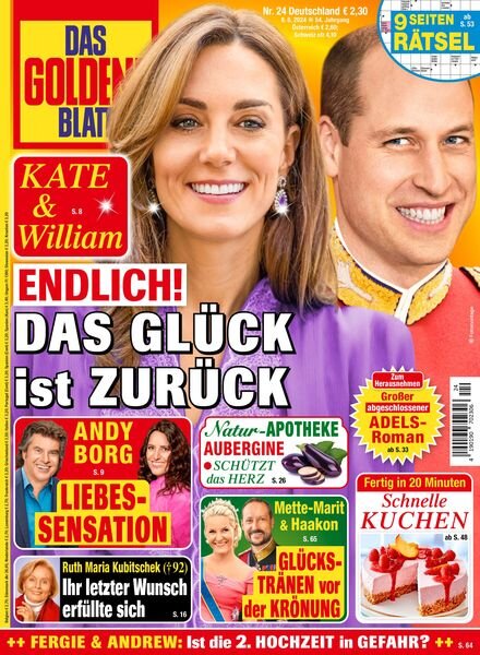 Das Goldene Blatt – 8 Juni 2024 Cover