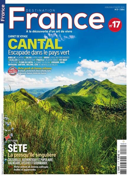 Destination France – Juin-Juillet-Aout 2024 Cover