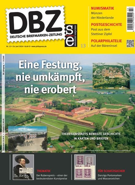 Deutsche Briefmarken-Zeitung – 24 Juni 2024 Cover