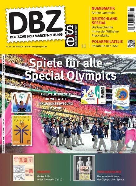 Deutsche Briefmarken-Zeitung – 27 Mai 2024 Cover