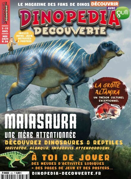 Dinopedia Decouverte – Mai 2024 Cover