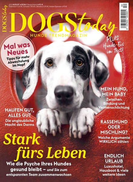 Dogs Today Germany – Juli-August 2024 Cover