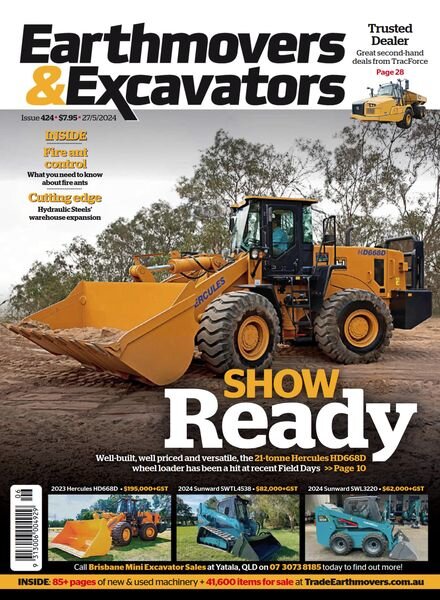 Earthmovers & Excavators – Issue 424 – May 2024 Cover