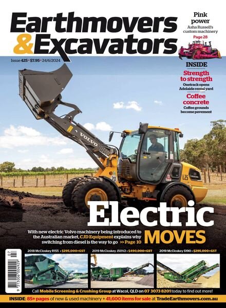 Earthmovers & Excavators – Issue 425 2024 Cover