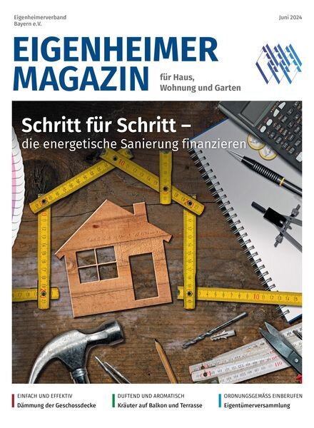 Eigenheimer Magazin – Juni 2024 Cover