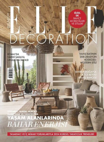 Elle Decoration Turkiye – Nisan 2024 Cover