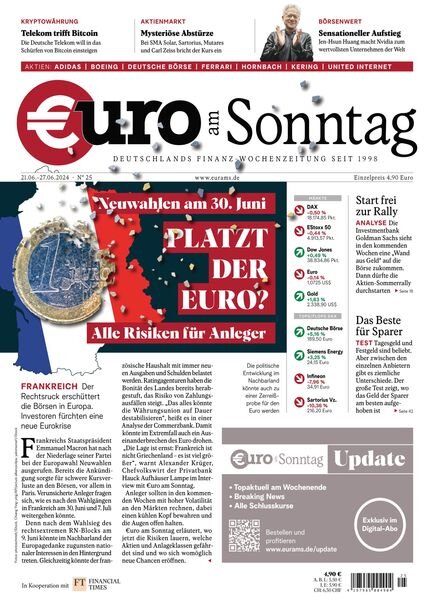 Euro am Sonntag – 21 Juni 2024 Cover