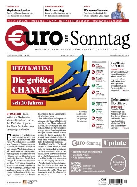 Euro am Sonntag – 31 Mai 2024 Cover