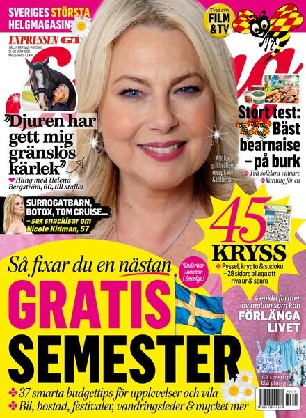 Expressen SOndag – 21 Juni 2024 Cover