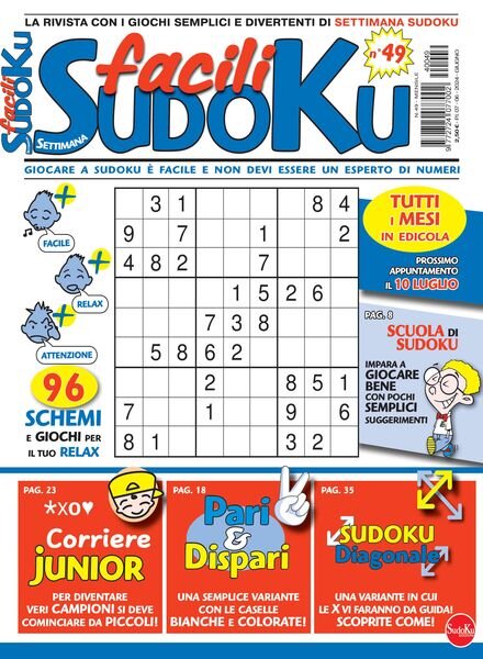Facili Sudoku – Giugno 2024 Cover