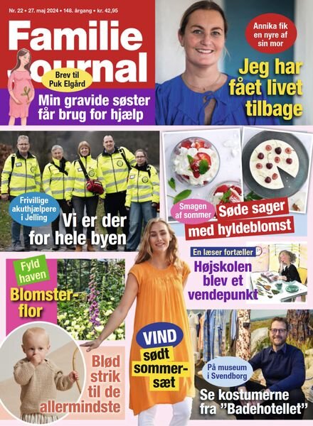 Familie Journal – Uge 22 – 28 Maj 2024 Cover