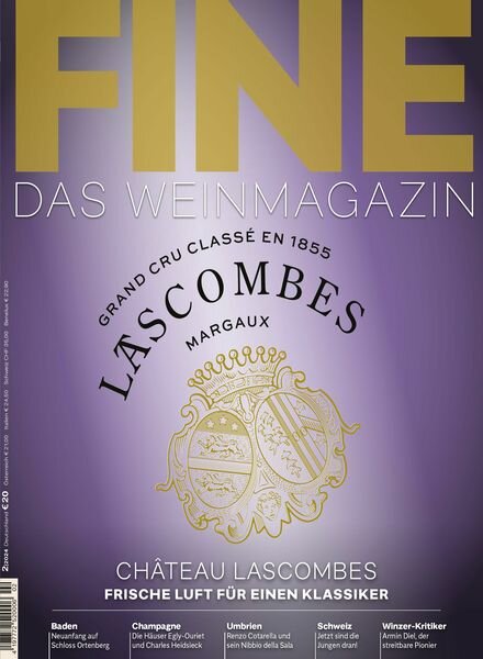 Fine Das Weinmagazin – Juni 2024 Cover