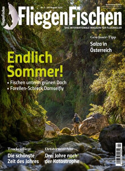 FliegenFischen – Juli-August 2024 Cover