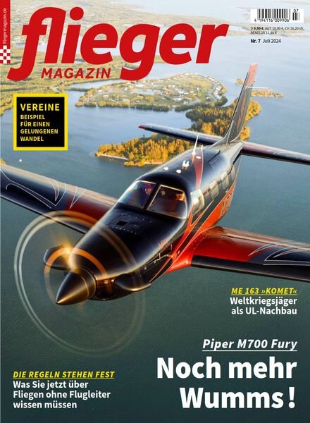 Fliegermagazin – Juli 2024 Cover