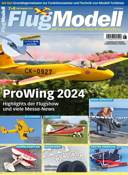 FlugModell – Juli-August 2024 Cover