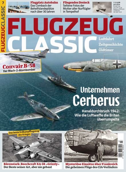 Flugzeug Classic – Juli 2024 Cover