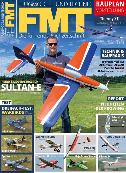 FMT Flugmodell und Technik – Juli 2024 Cover