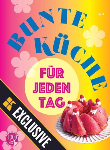 FOODkiss Bunte Kuche – Juli 2024 Cover