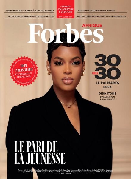 Forbes Afrique – Juin-Juillet 2024 Cover