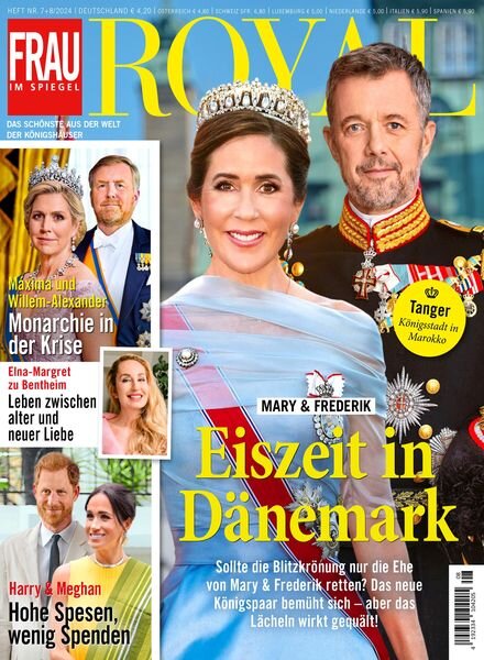 Frau im Spiegel Royal – 4 Juni 2024 Cover