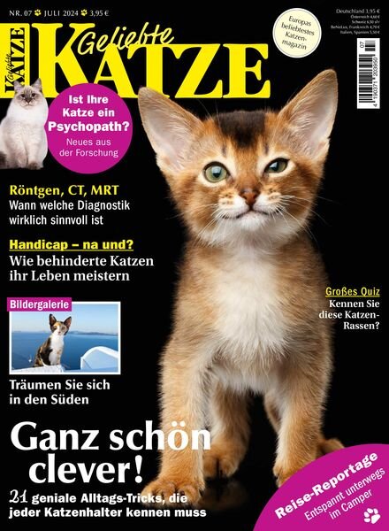 Geliebte Katze – Juli 2024 Cover
